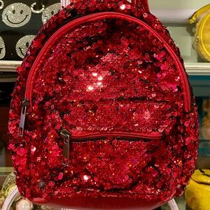 Sequin mini backpack from Morocco